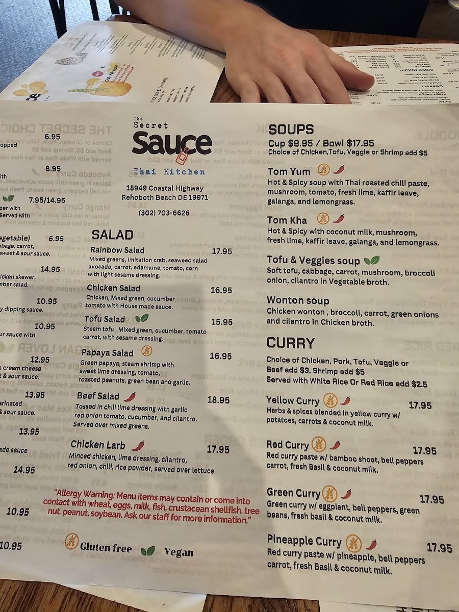 Menu The Secret Sauce Thai Kitchen-6