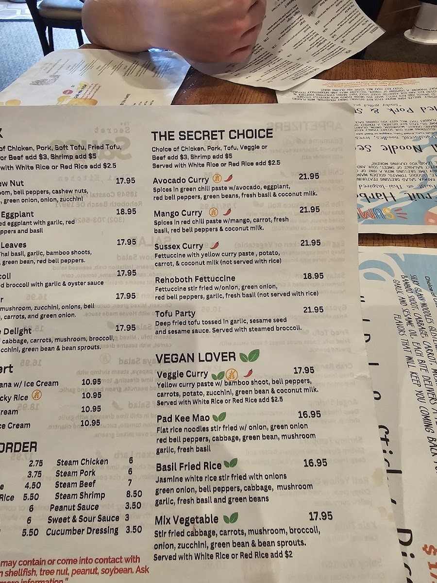 Menu The Secret Sauce Thai Kitchen-8