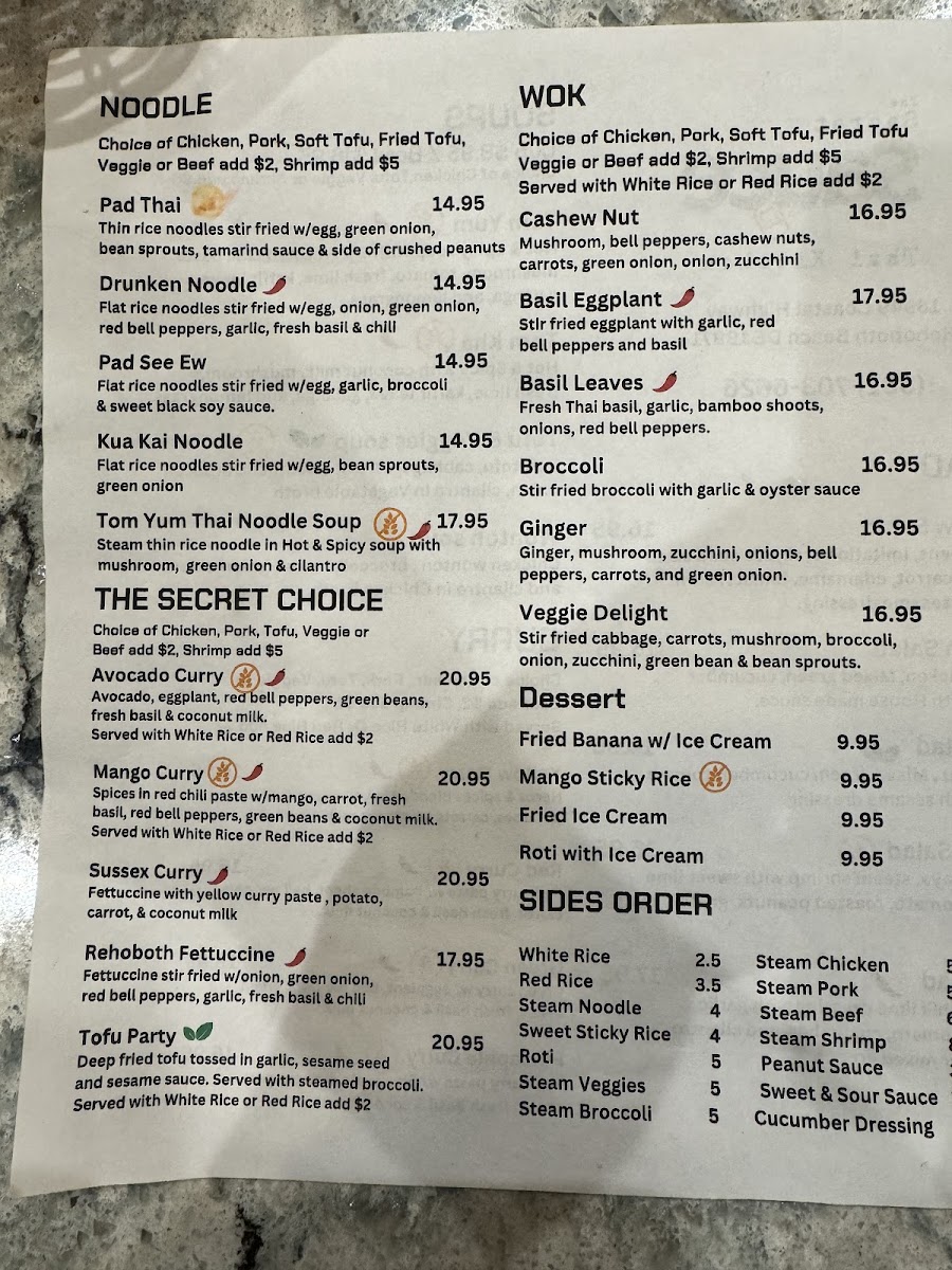 Menu The Secret Sauce Thai Kitchen-9