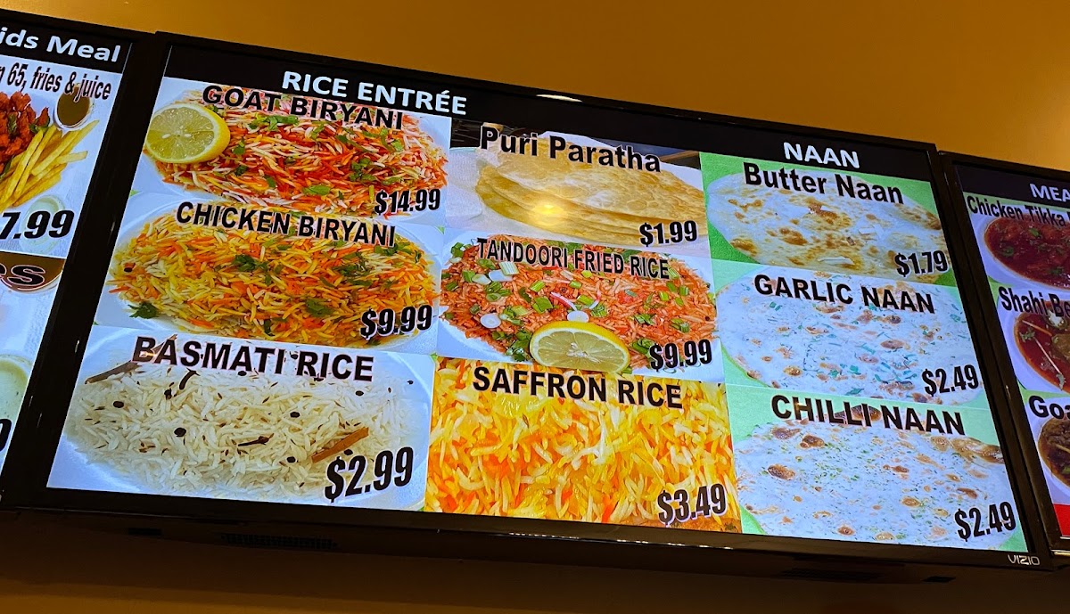 Menu The Shahi Grill - Indian Food Lawrenceville-10