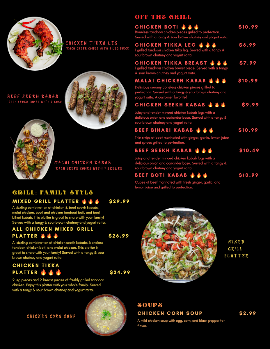 Menu The Shahi Grill - Indian Food Lawrenceville-2