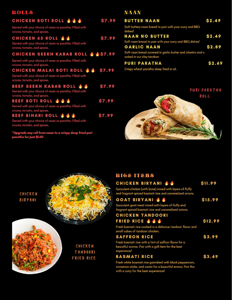 Menu The Shahi Grill - Indian Food Lawrenceville-4