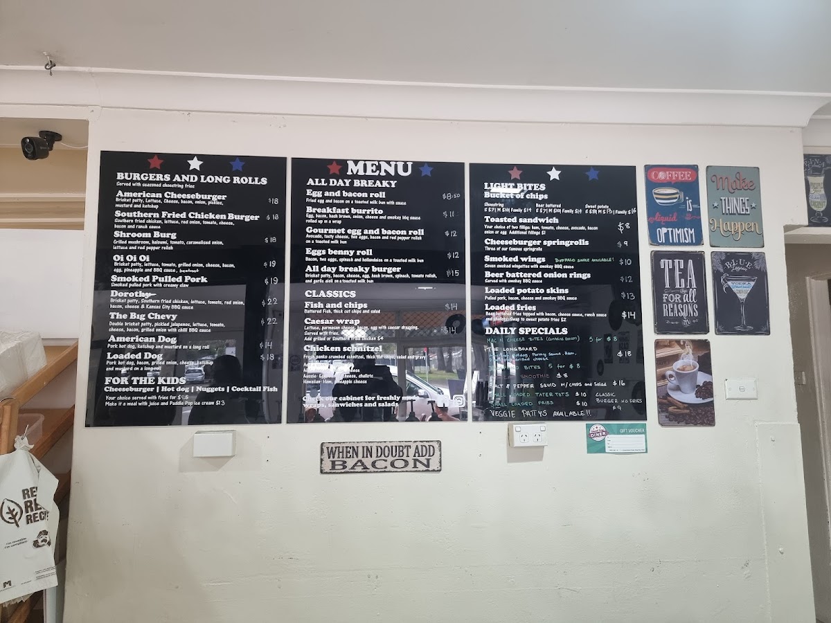Menu The Shoal Bay Diner-2