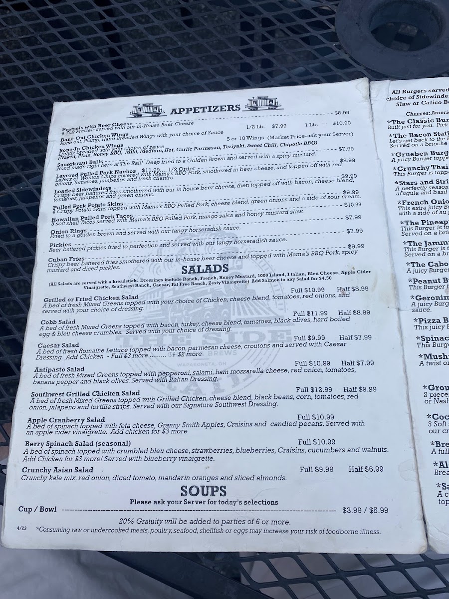 Menu The Side Rail-6