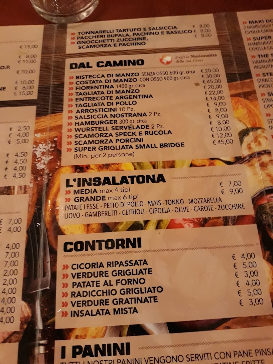 Menu The Small Bridge-4