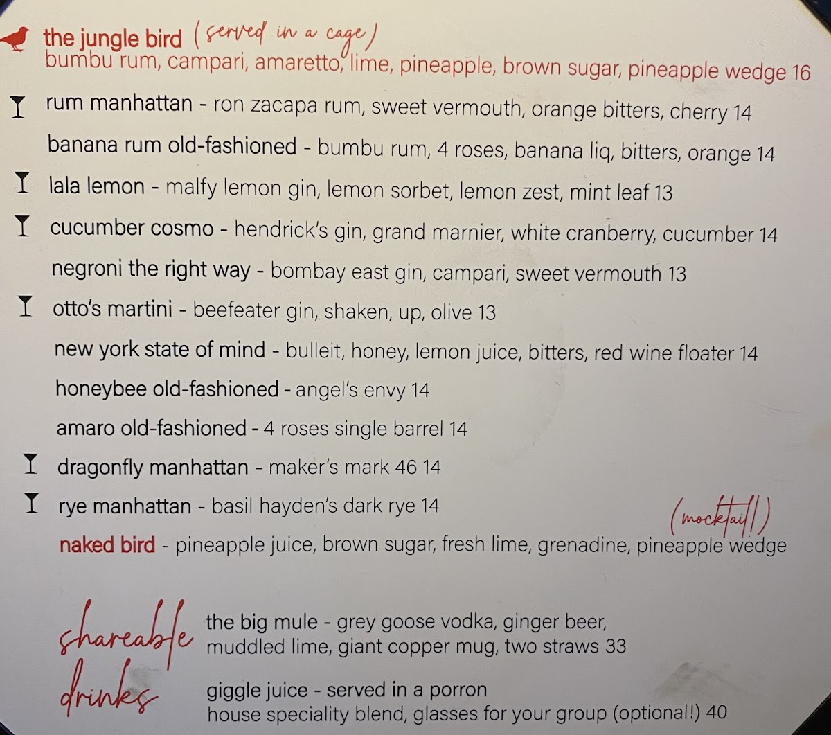 Menu The Social House-1