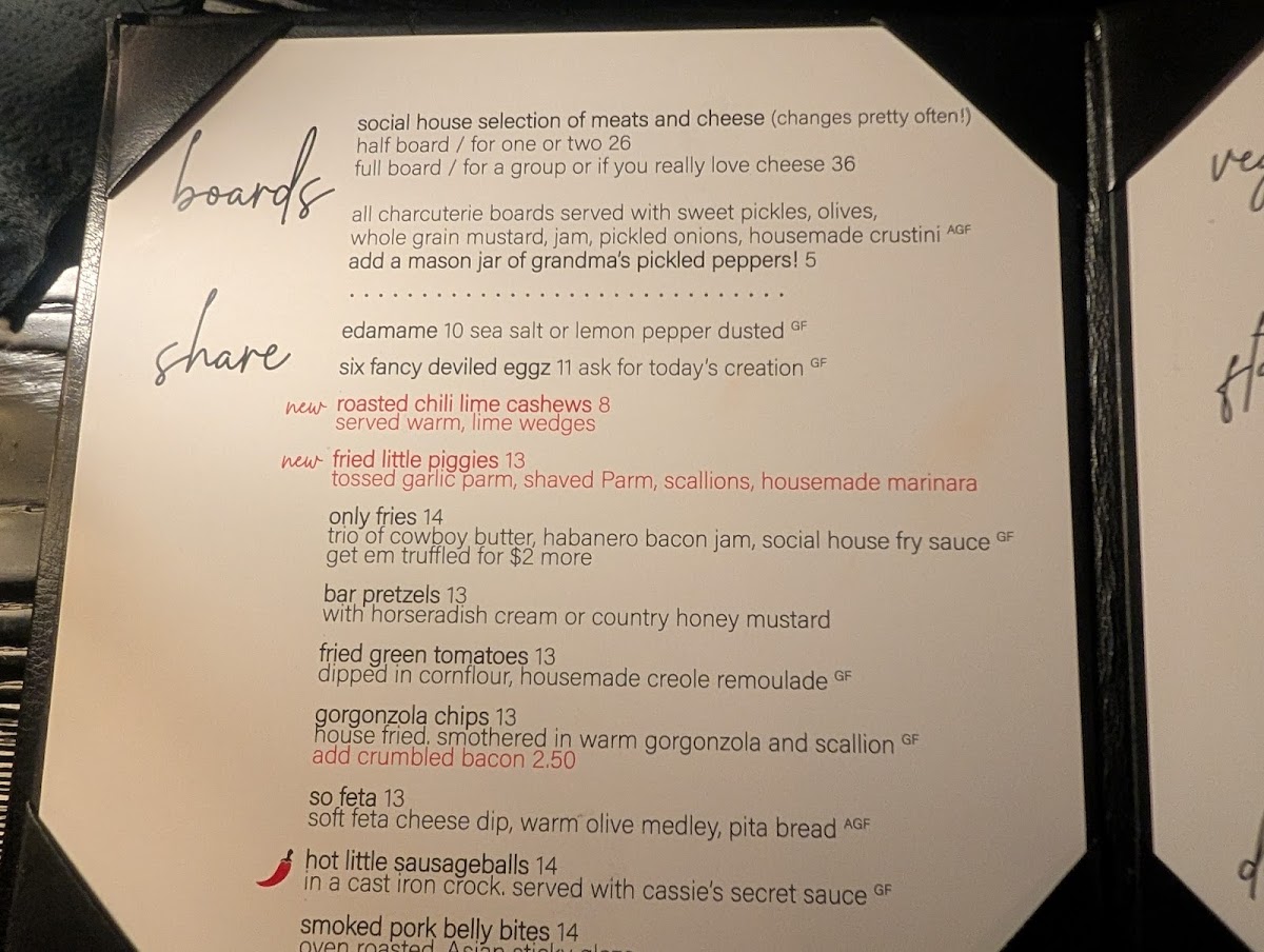 Menu The Social House-10