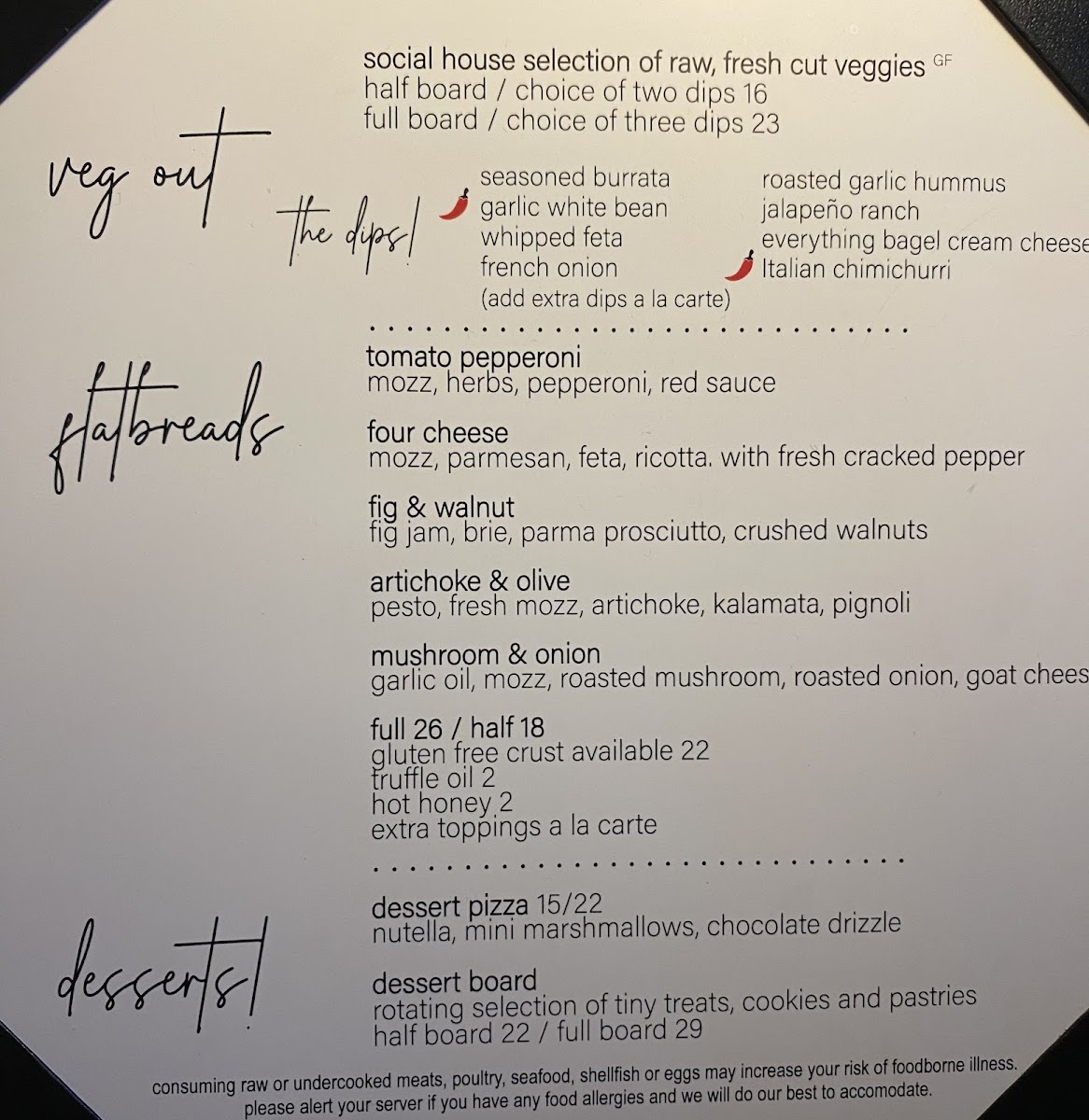 Menu The Social House-8