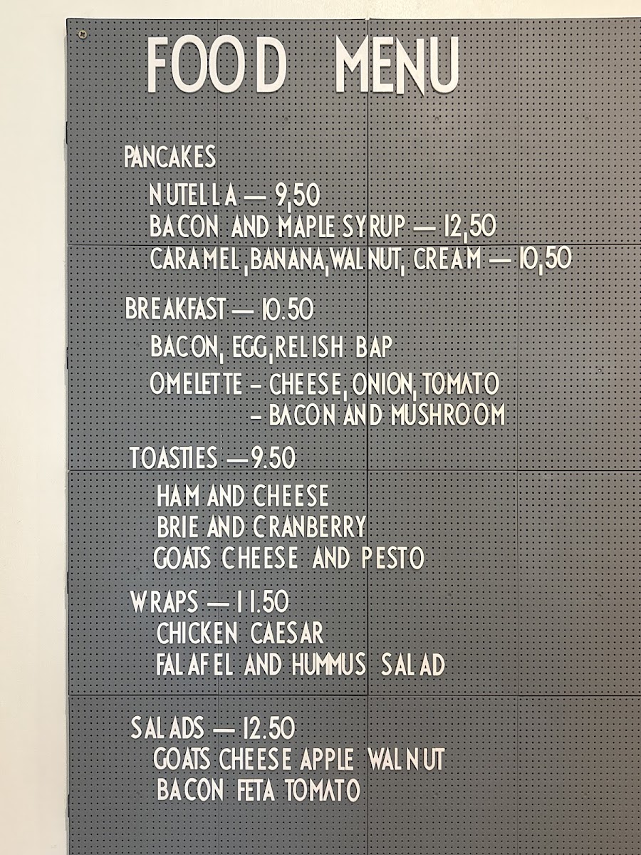 Menu The Soda Parlour-1