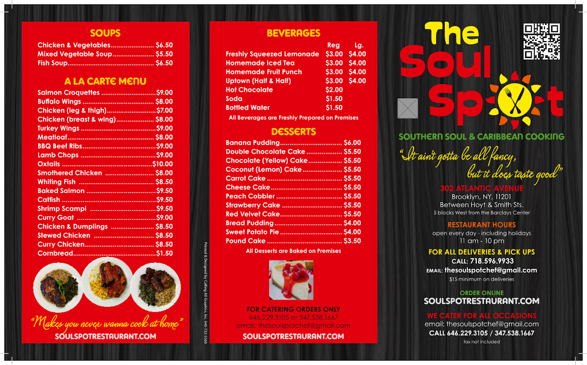 Menu The Soul Spot-2