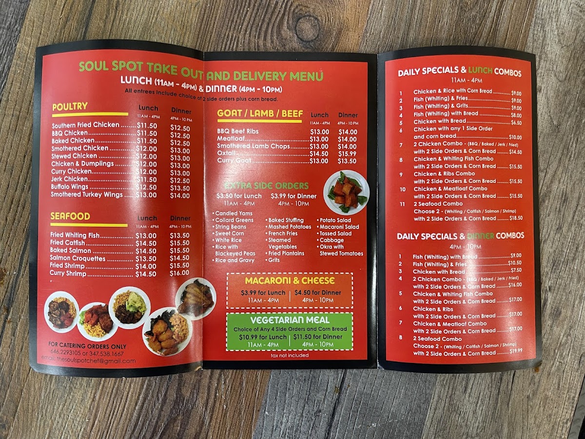 Menu The Soul Spot-4