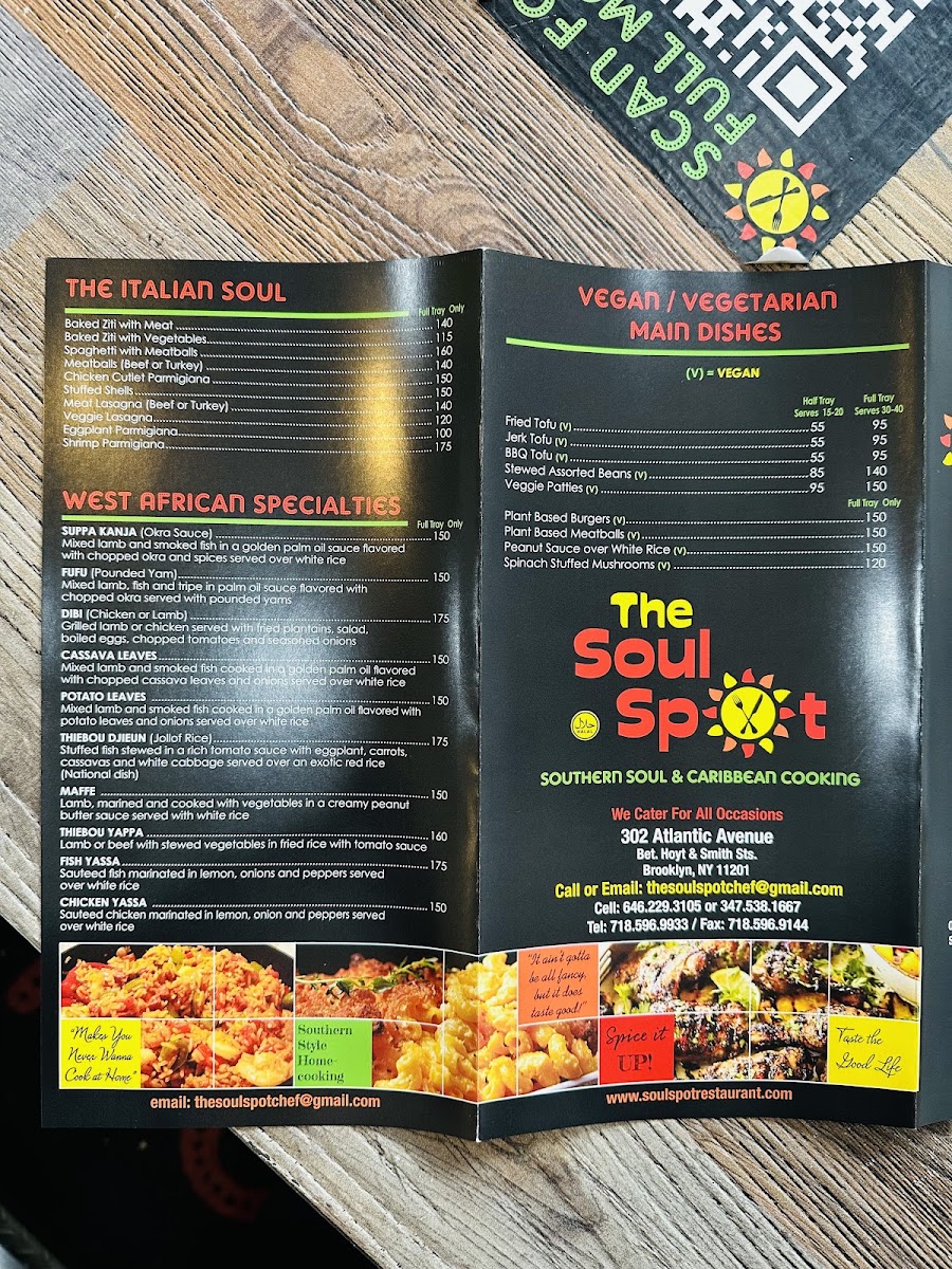 Menu The Soul Spot-5