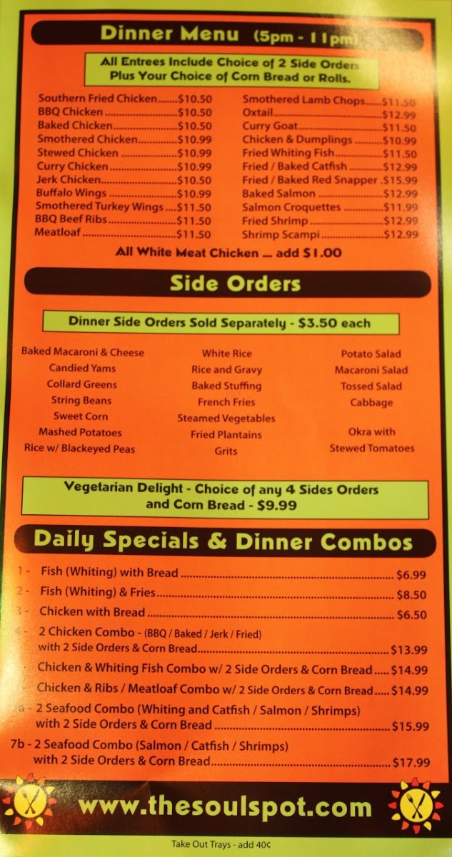 Menu The Soul Spot-7