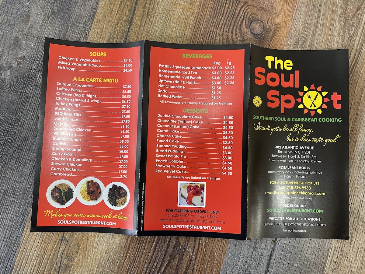 Menu The Soul Spot-8