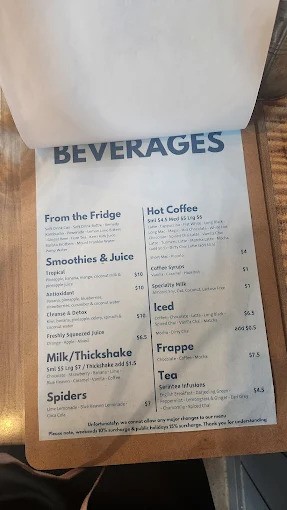 Menu The South Corner-1