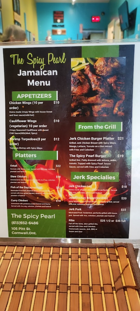 Menu The Spicy Pearl-2