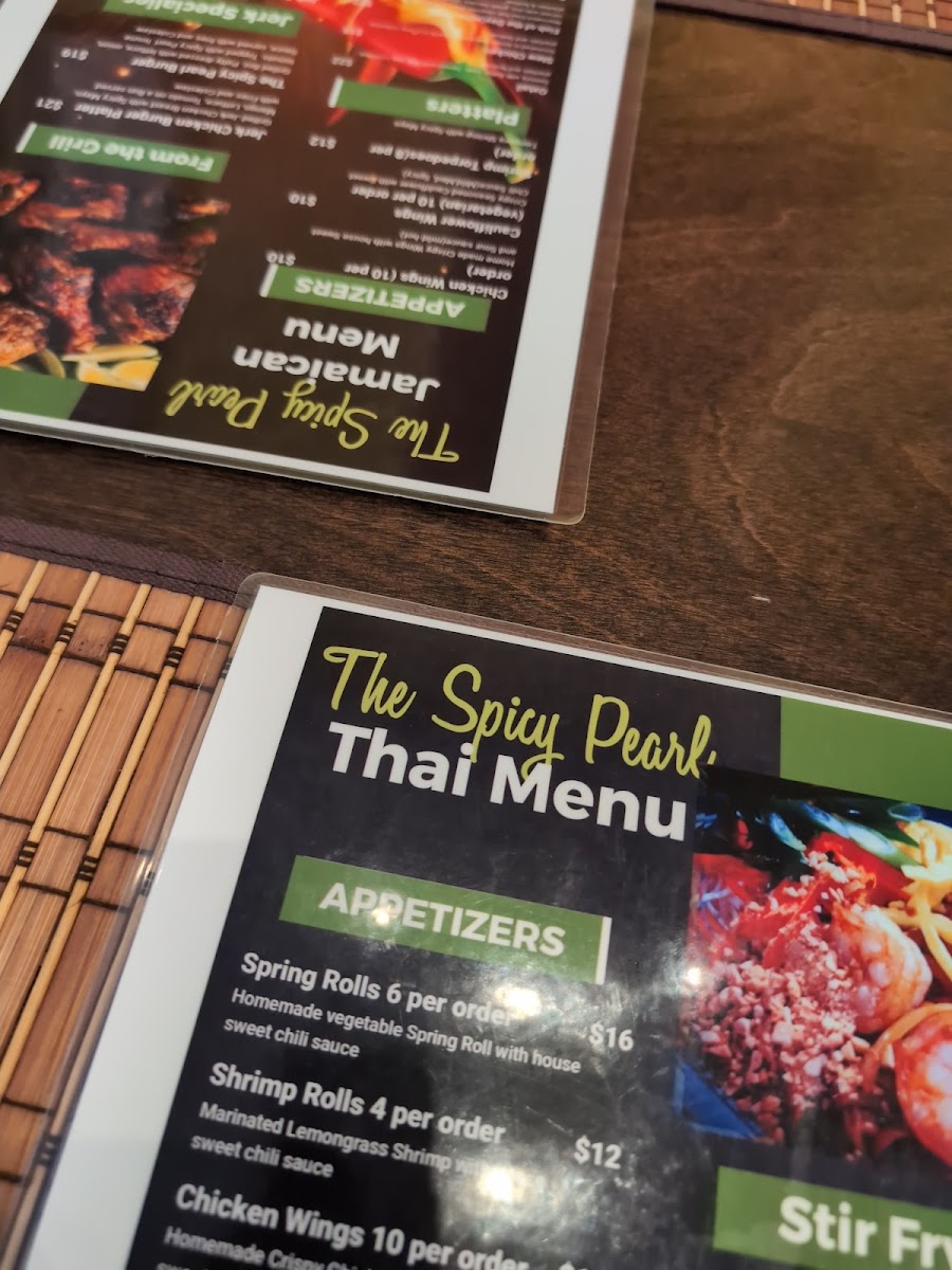 Menu The Spicy Pearl-7