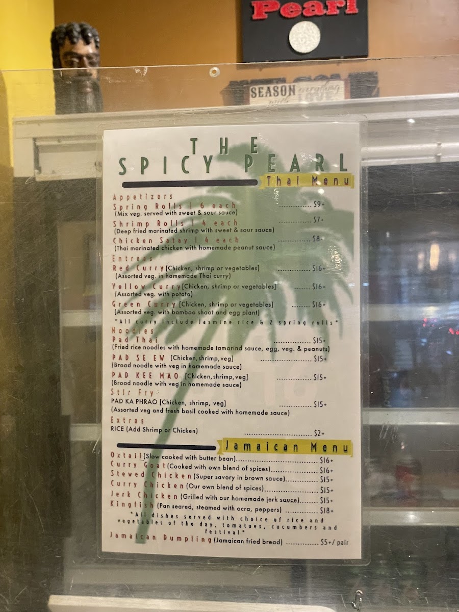 Menu The Spicy Pearl-8
