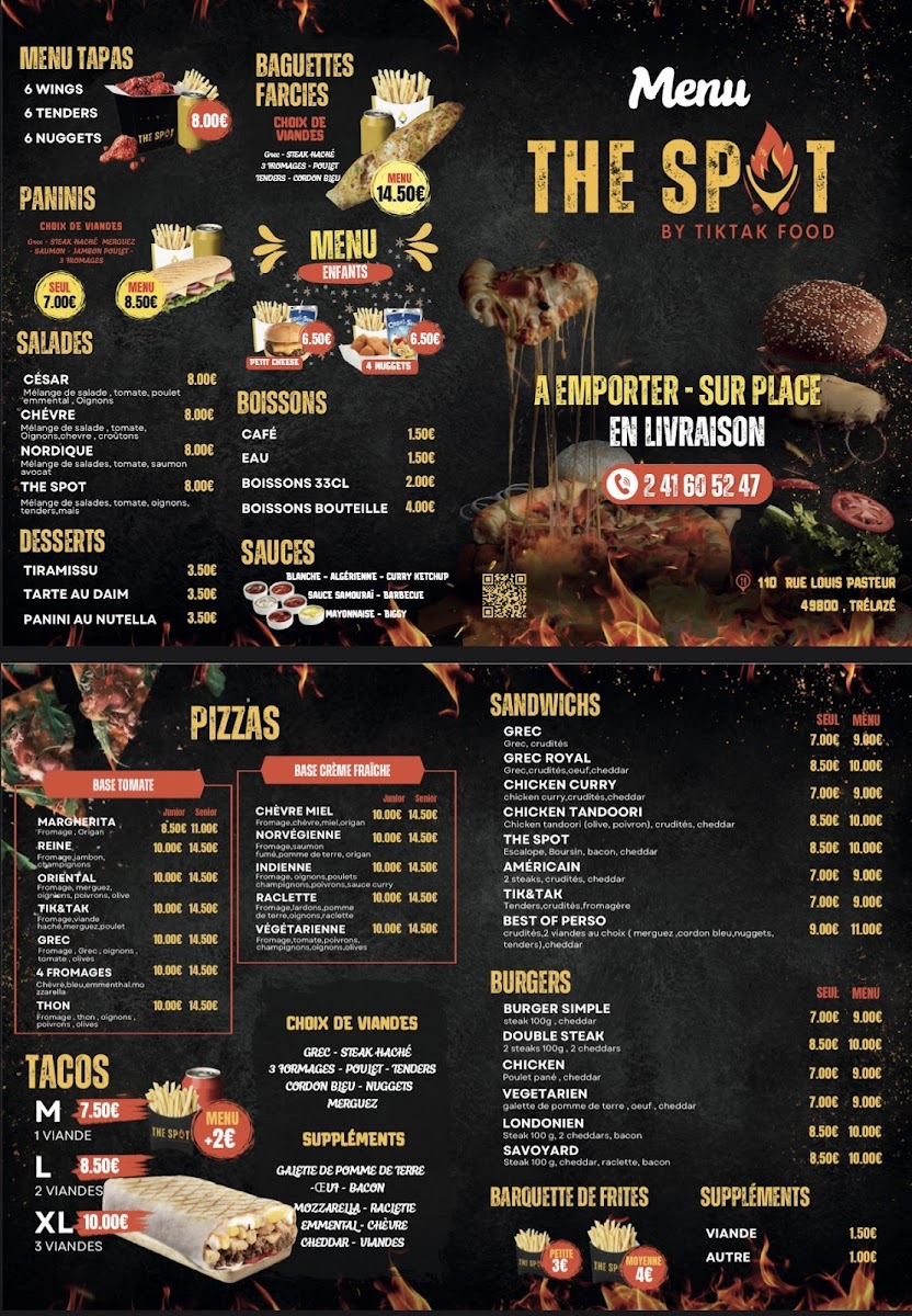 Menu The Spot By Tiktak Food-1