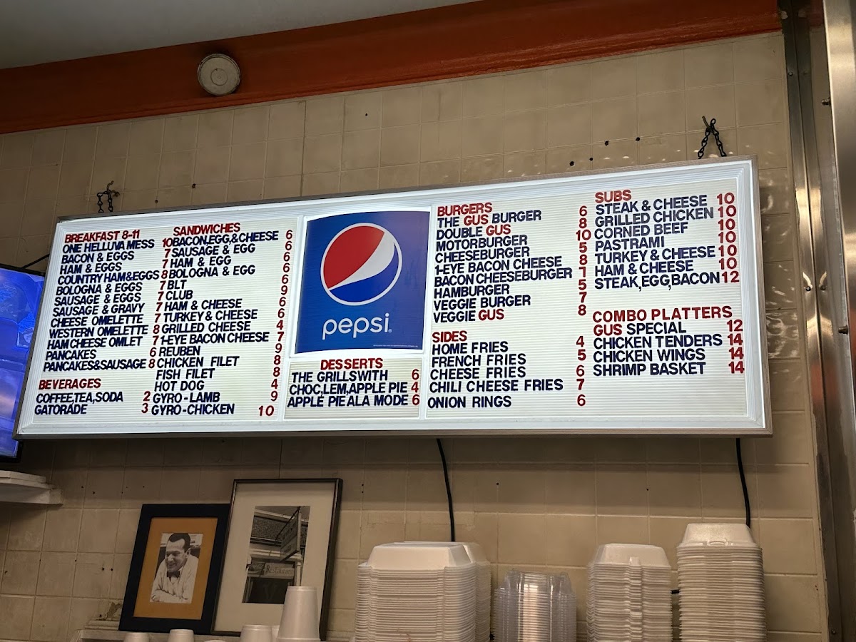 Menu The Spot-1