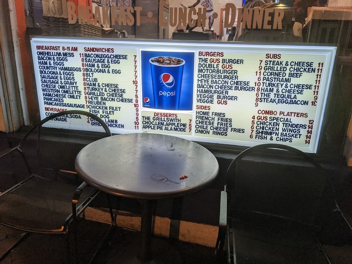 Menu The Spot-3