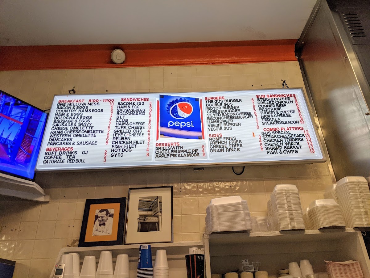 Menu The Spot-5