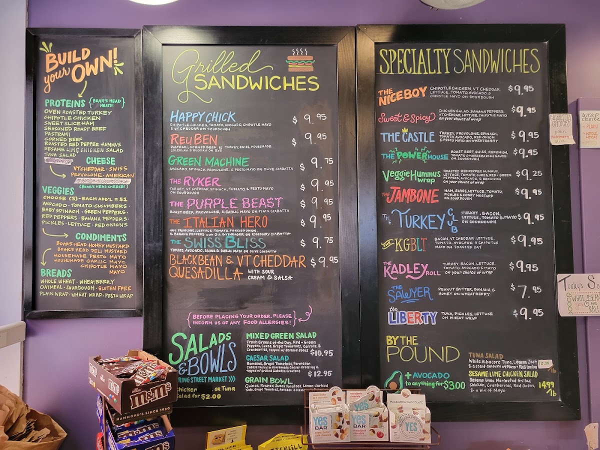 Menu The Spring Street Market & Cafe-2
