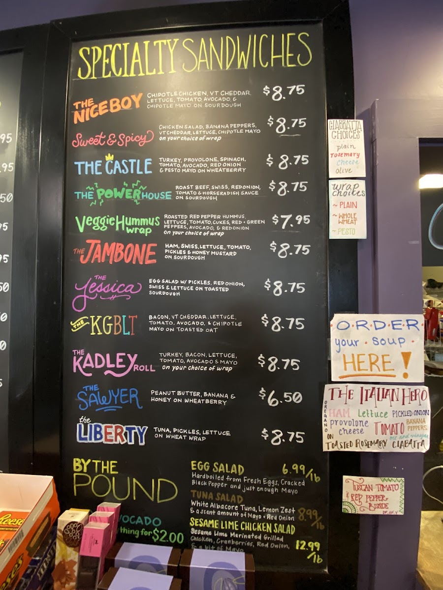 Menu The Spring Street Market & Cafe-3