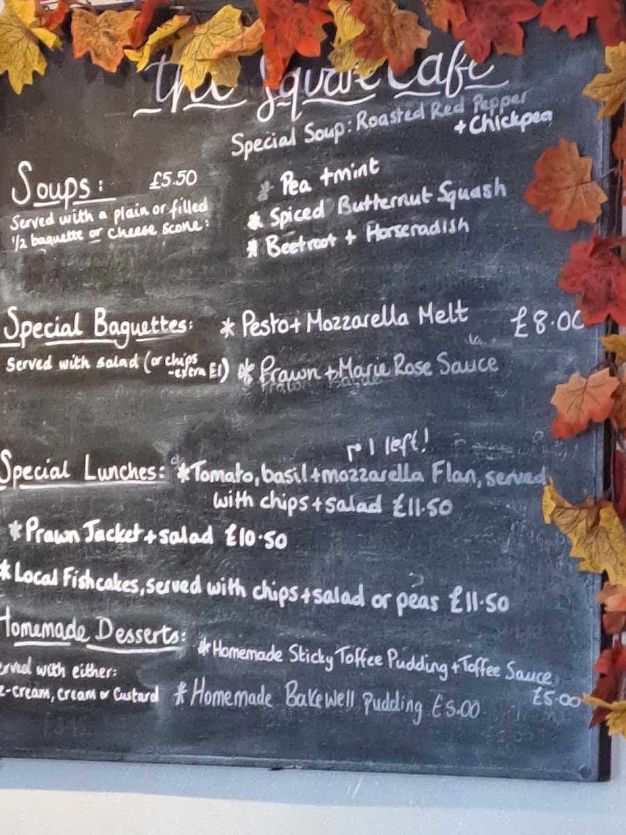 Menu The Square Café-5