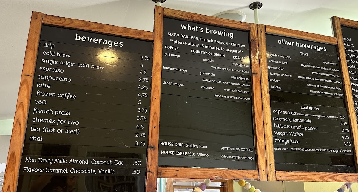 Menu The Station Coffee Shop & Bakery-1
