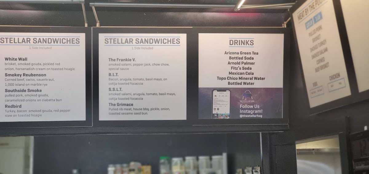 Menu The Stellar Hog-10