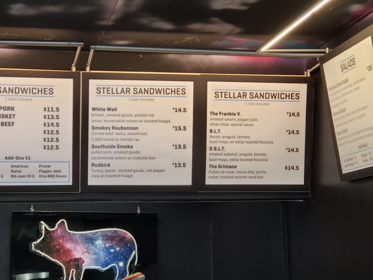 Menu The Stellar Hog-6