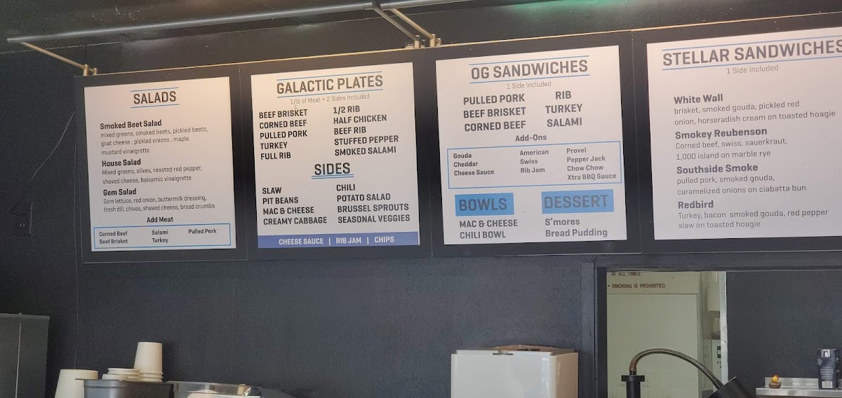 Menu The Stellar Hog-8