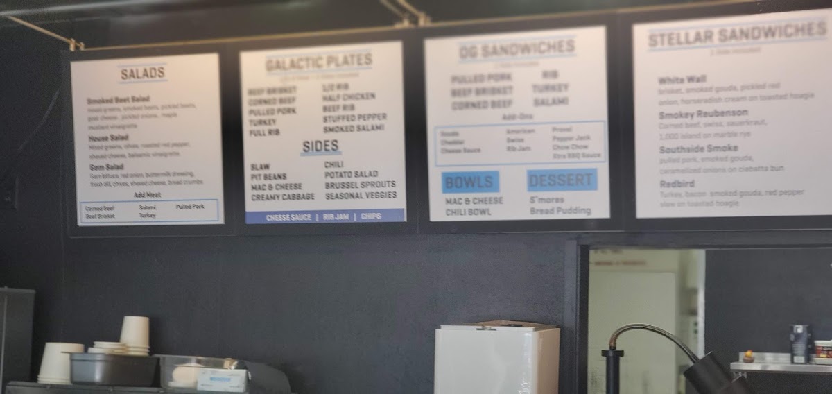 Menu The Stellar Hog-9
