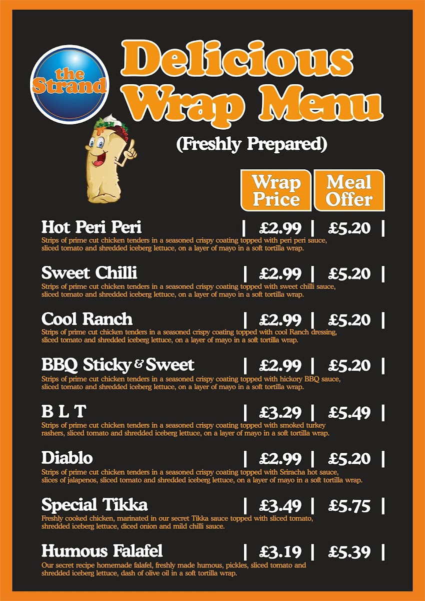 Menu The Strand Fish And Chips-4