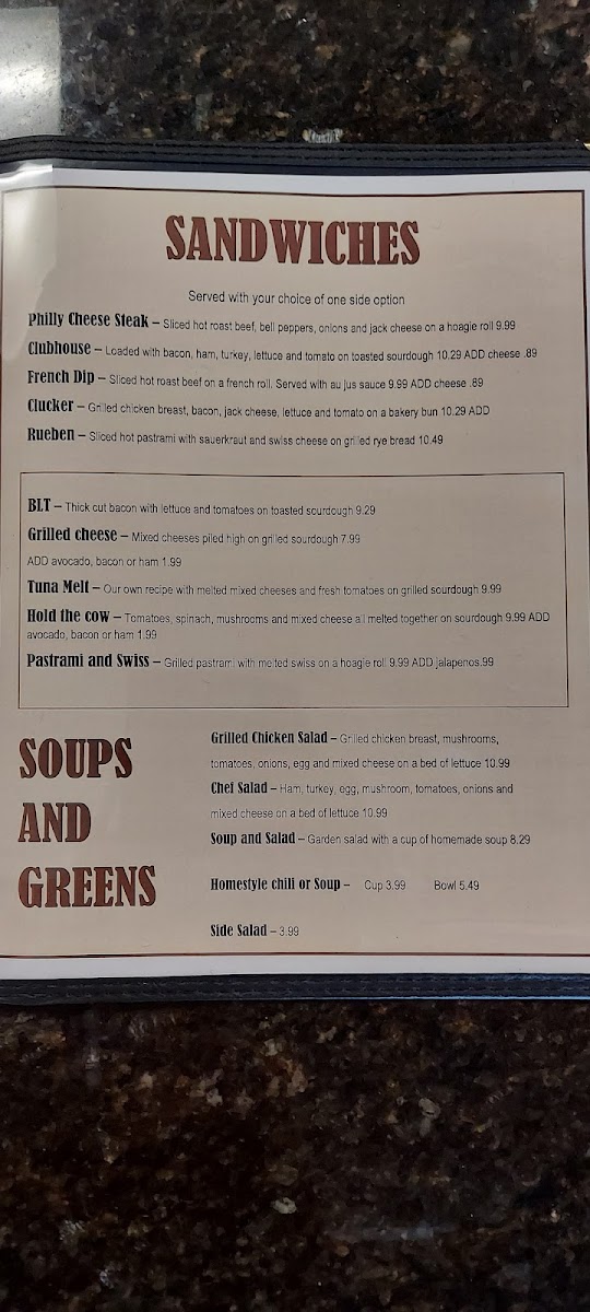 Menu The Stubborn Mule-7