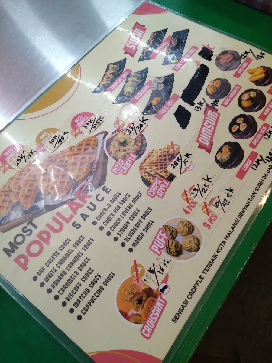 Menu The Sultan Croffle-10