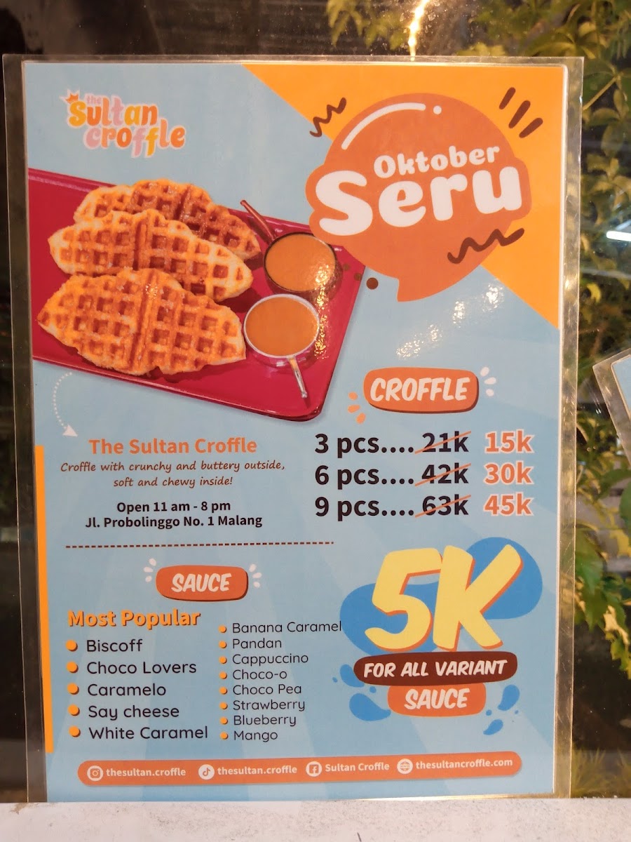 Menu The Sultan Croffle-5