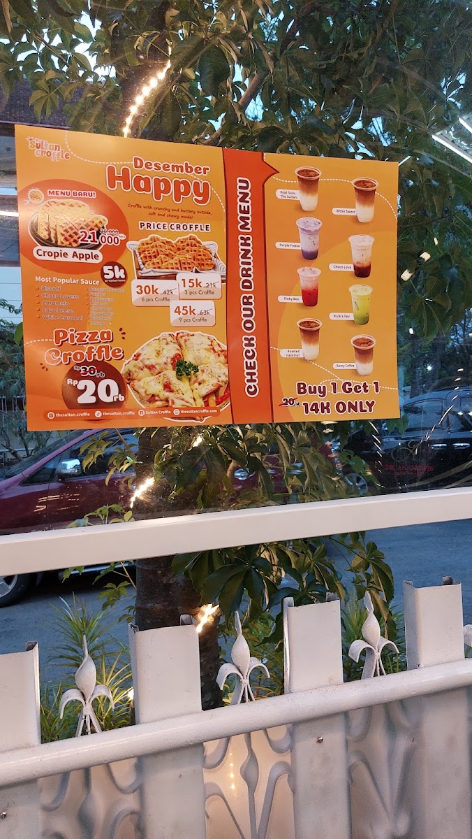 Menu The Sultan Croffle-7