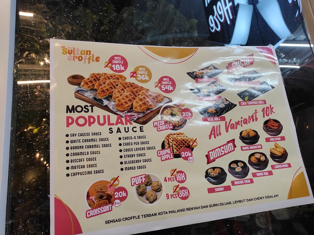 Menu The Sultan Croffle-9