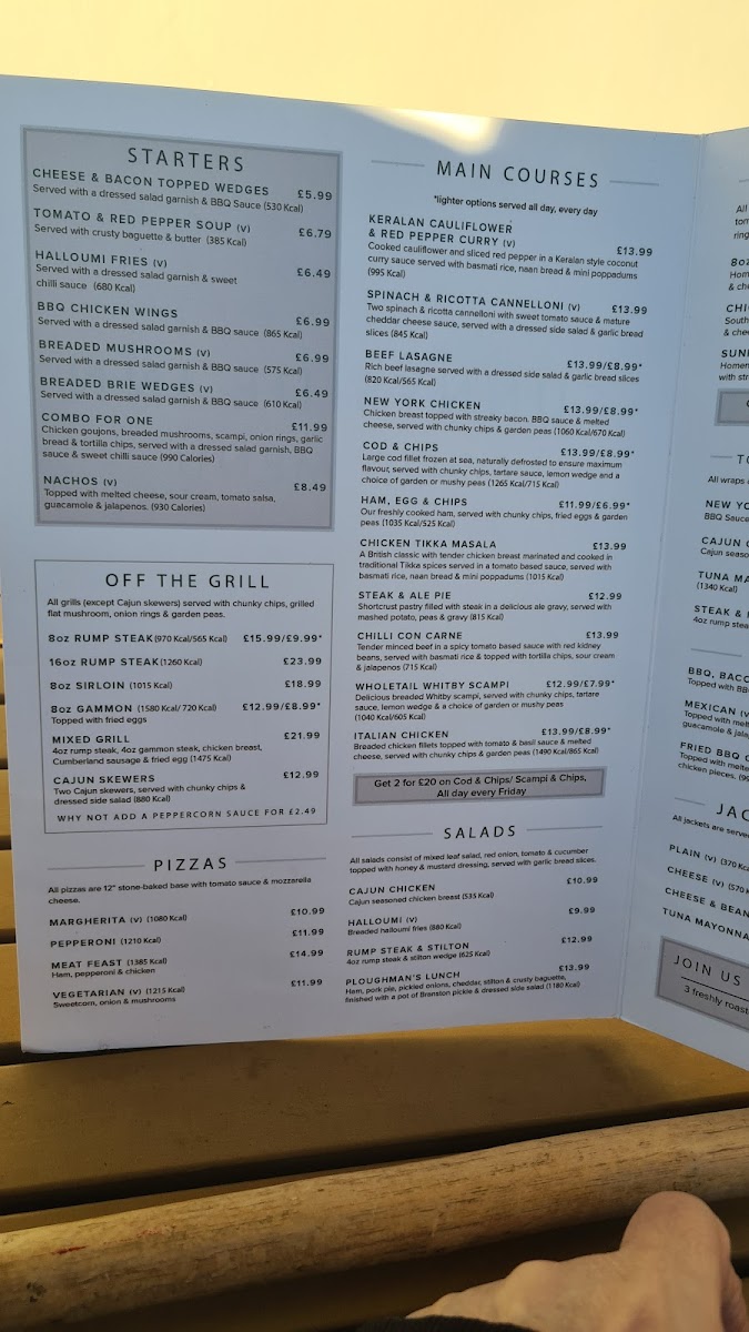 Menu The Sunnyside Inn-1