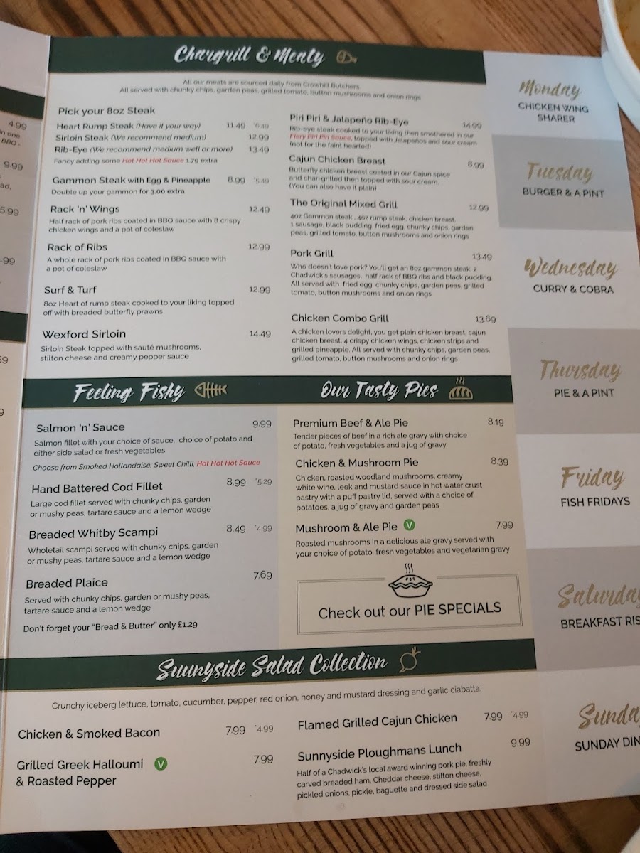 Menu The Sunnyside Inn-10