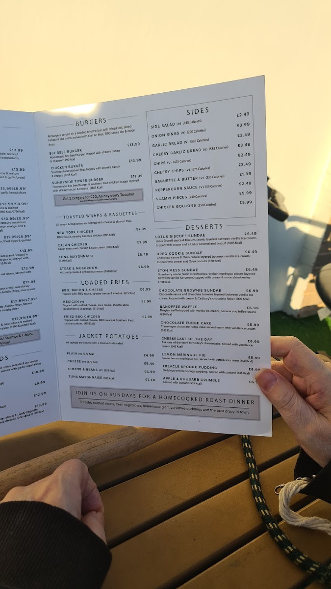 Menu The Sunnyside Inn-2