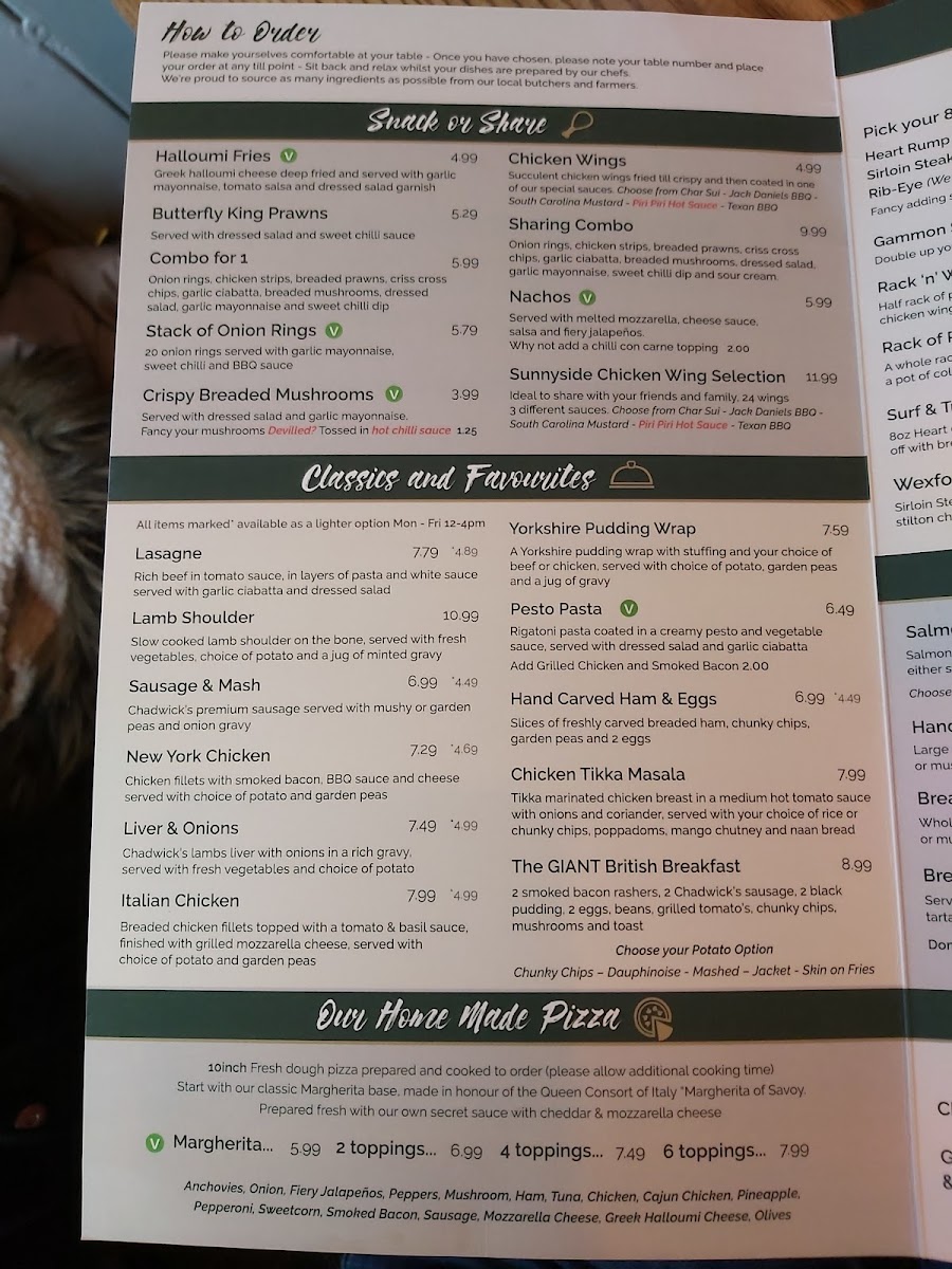 Menu The Sunnyside Inn-5