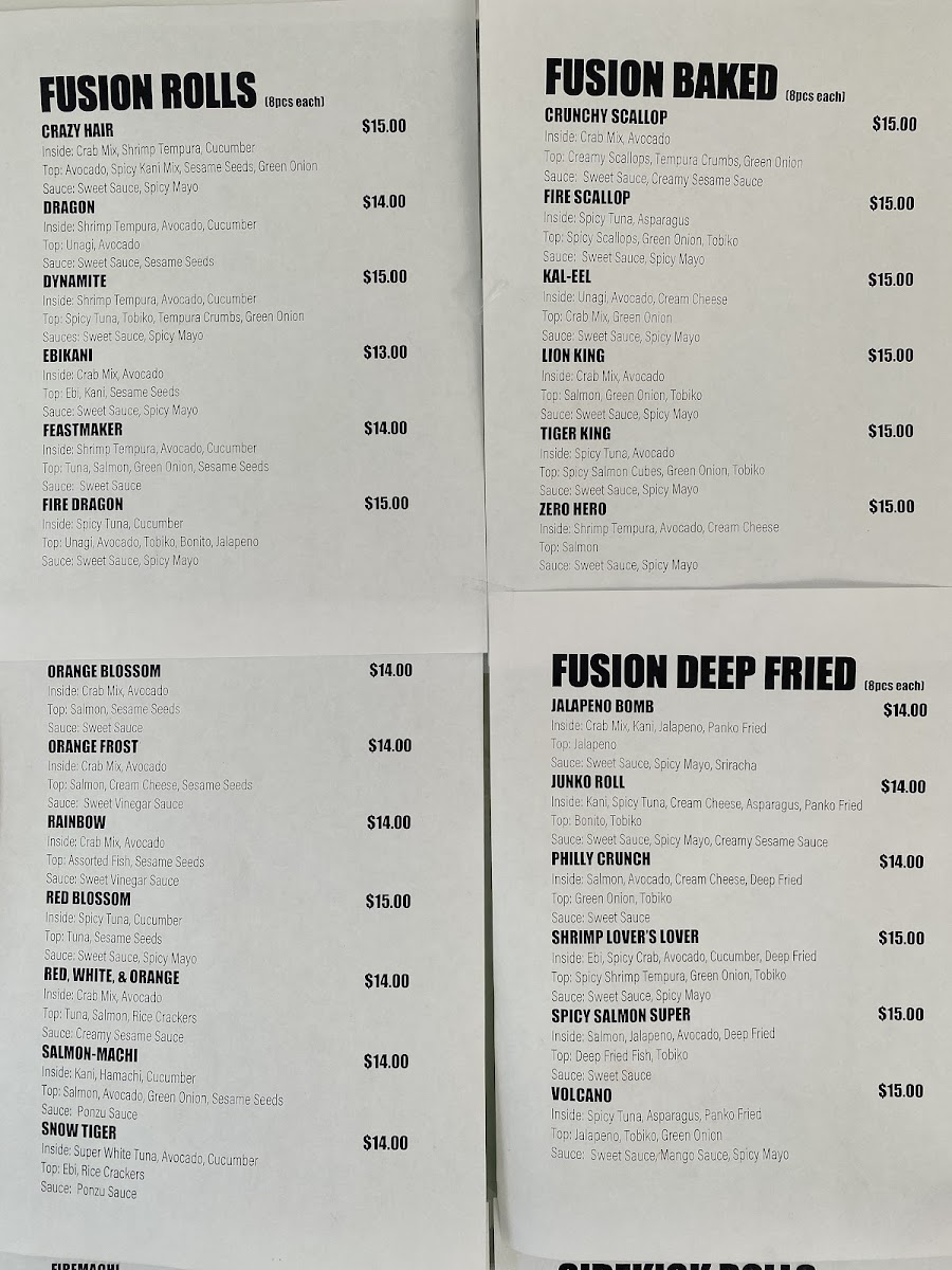 Menu The Sushi Heroes-2