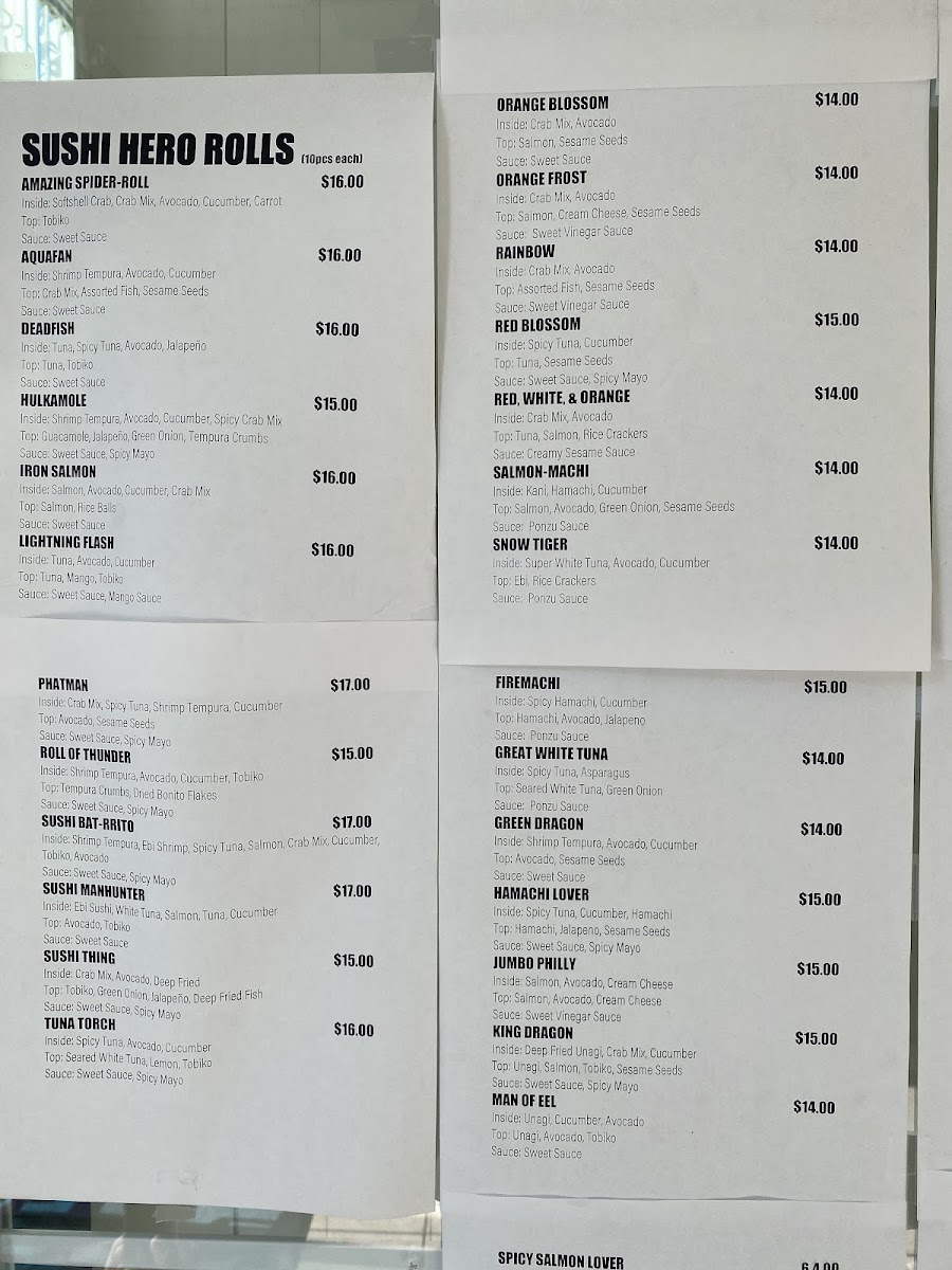Menu The Sushi Heroes-6
