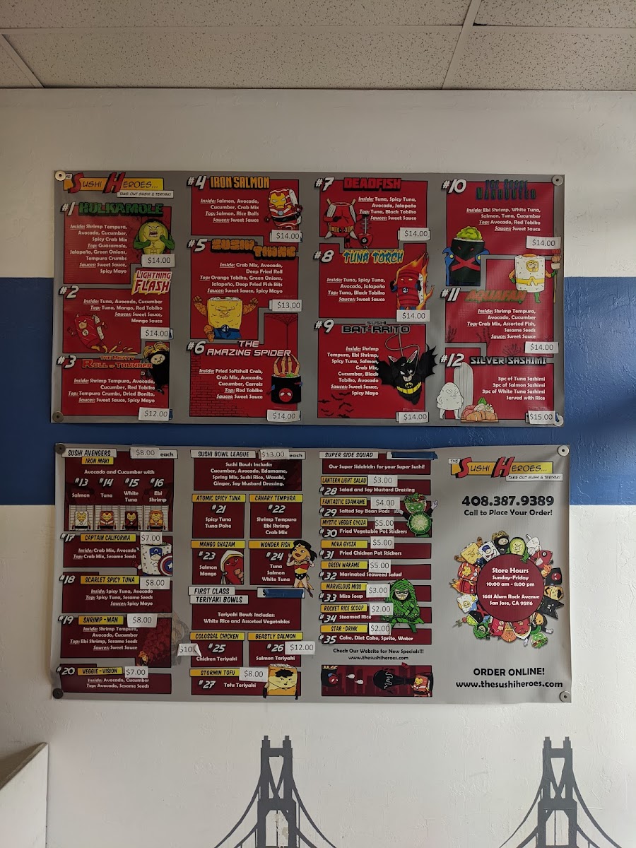 Menu The Sushi Heroes-8