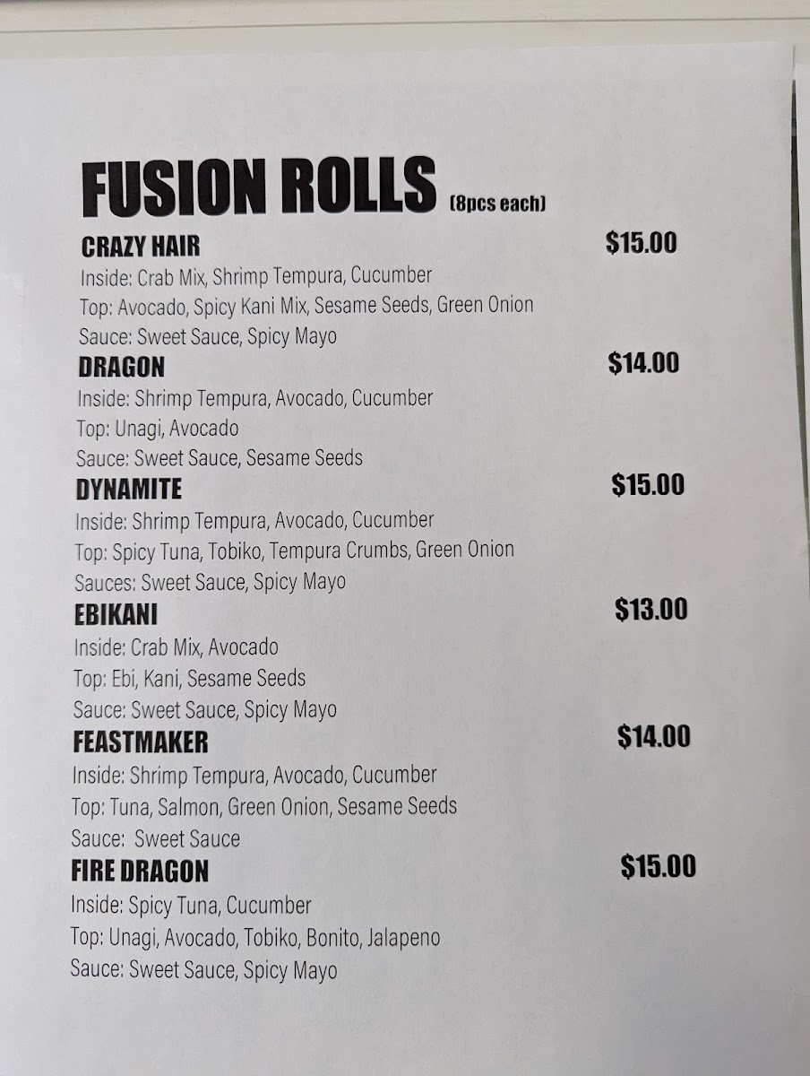 Menu The Sushi Heroes-9