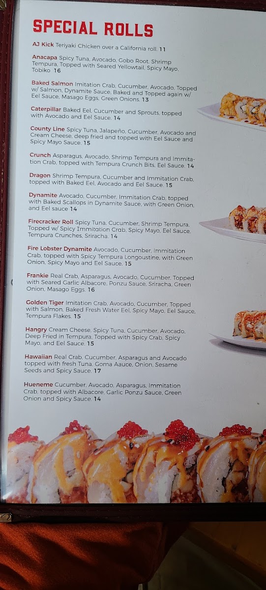 Menu The Sushi House Ventura-10