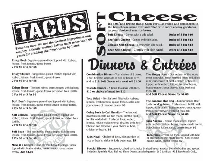 Menu The Taco Dive-2